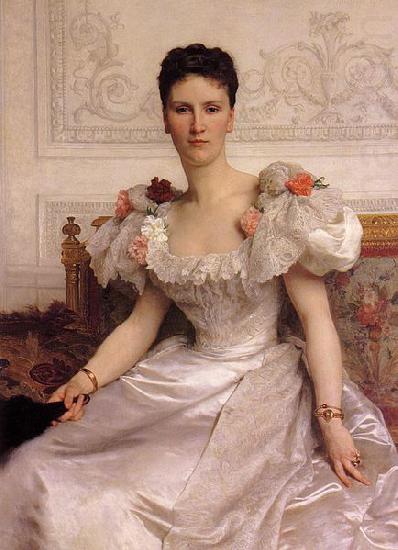 William-Adolphe Bouguereau Portrait of Zenaide de Cambaceres